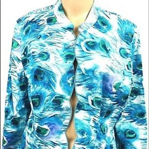 Additions by Chico's size 2 dress jacket blue